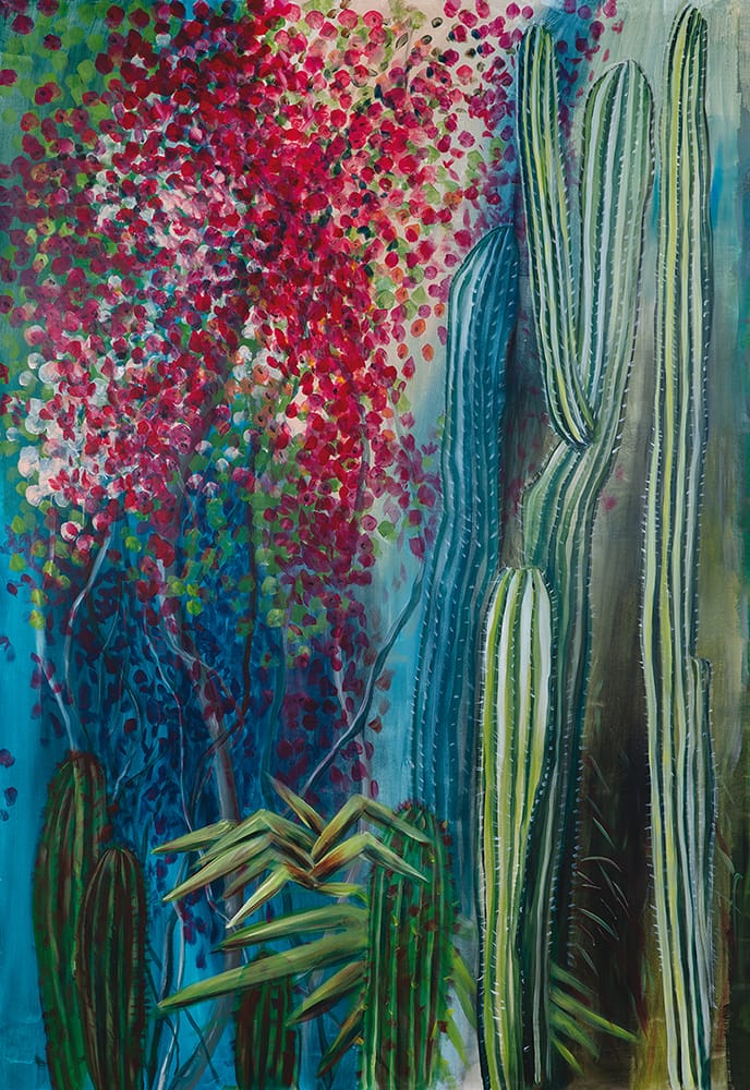 Cactus_Carla Talopp_Acrylic on Canvas_79 x 55