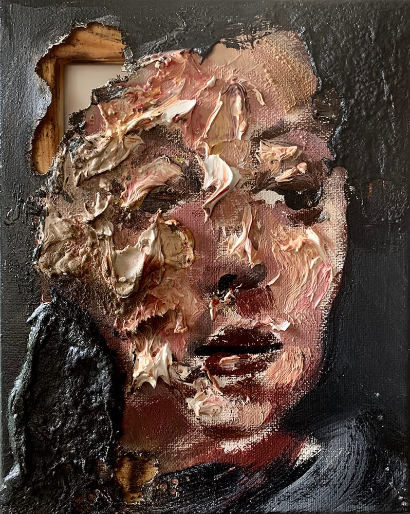 Disintegration_Martin_Adalian_Acrylic_Oil_Tar_on_Canvas_10_x_8
