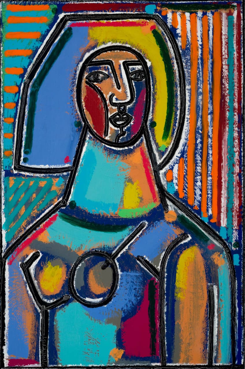 Woman_America_Martin_oil_acrylic_on_canvas_36_x_24