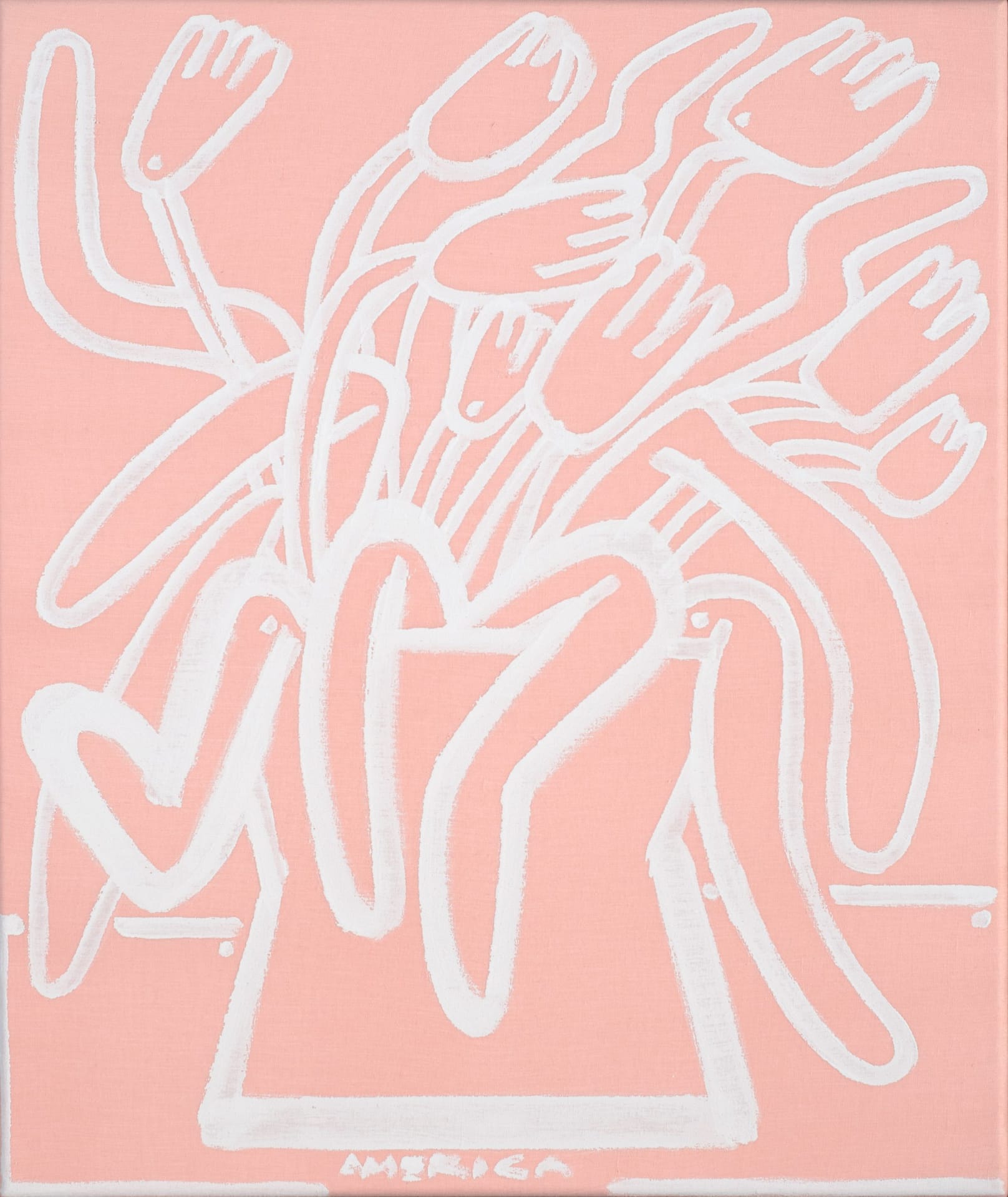 Pink_tulips_acrylic_on_pink_linen_24x20